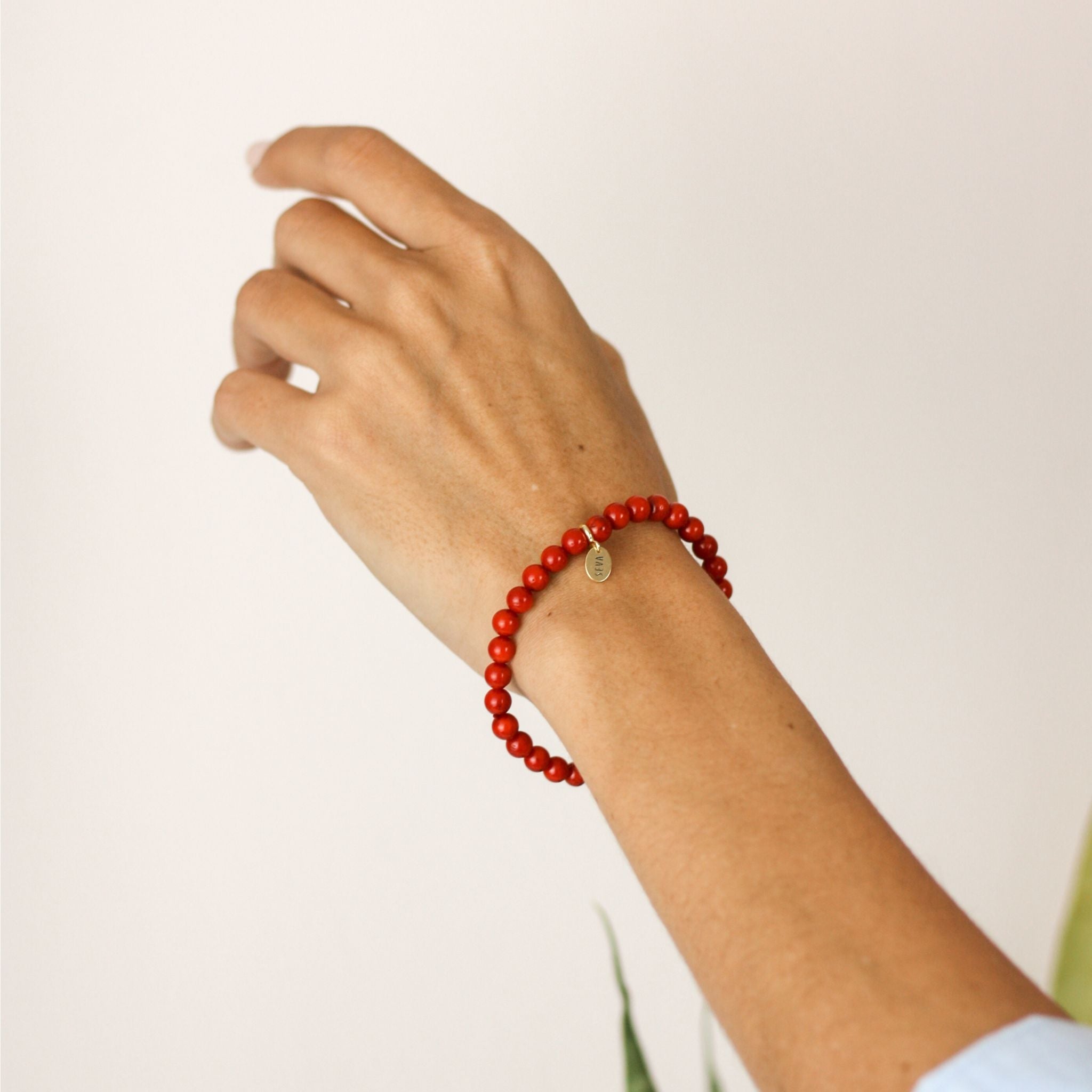 Red Coral Bracelet - Robyn Real Jewels