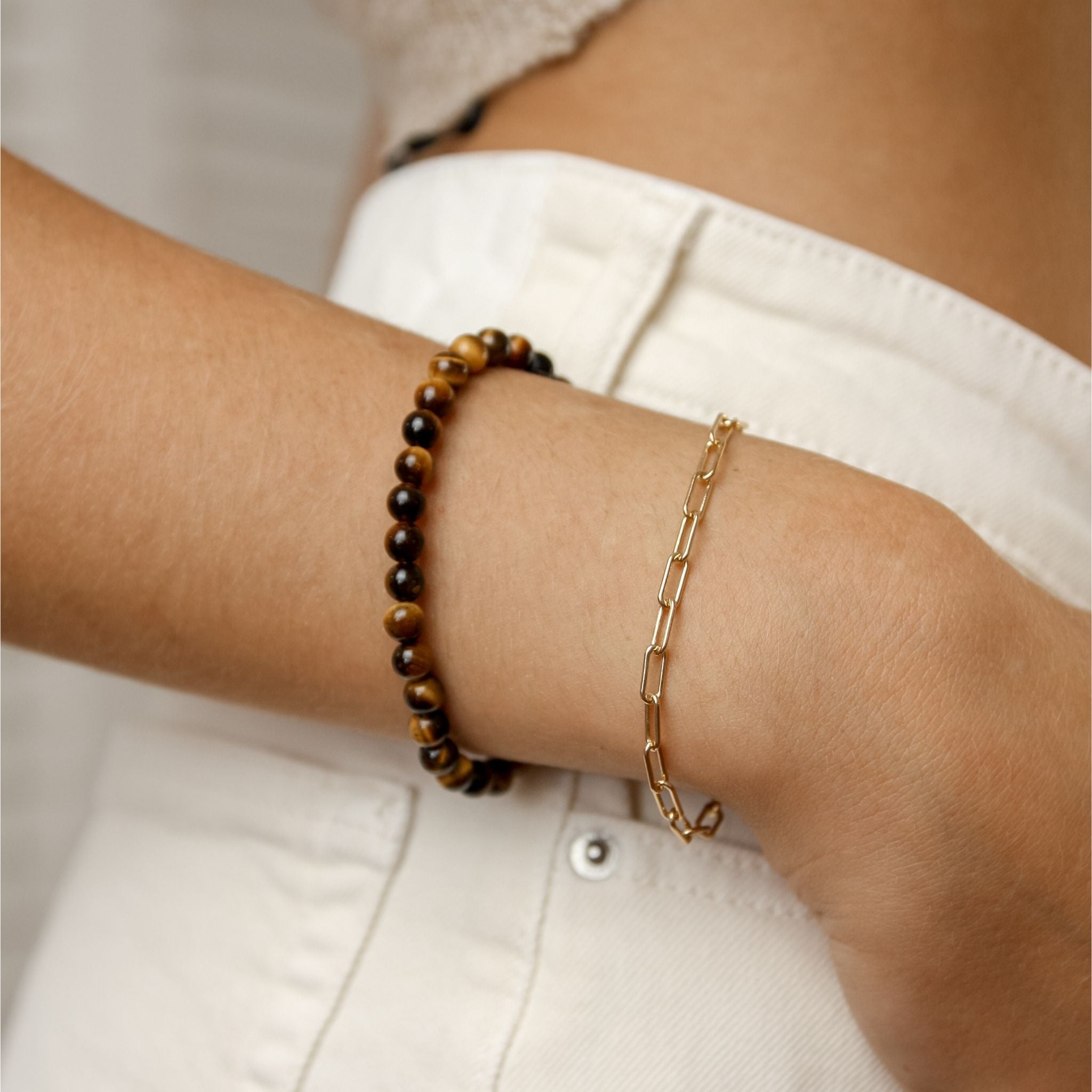 Tiger Eye "Safari" Bracelet - Robyn Real Jewels