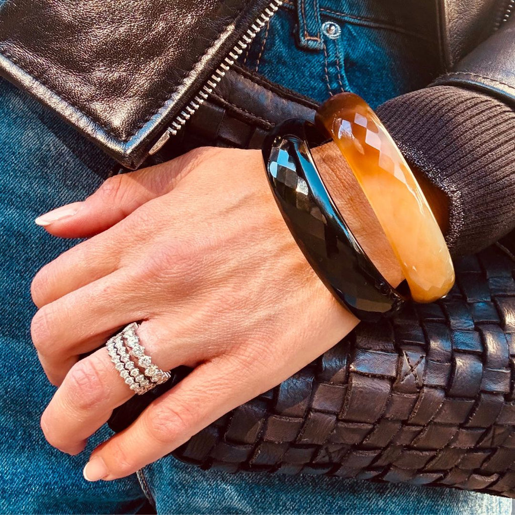 Black Onyx Stone Bangle