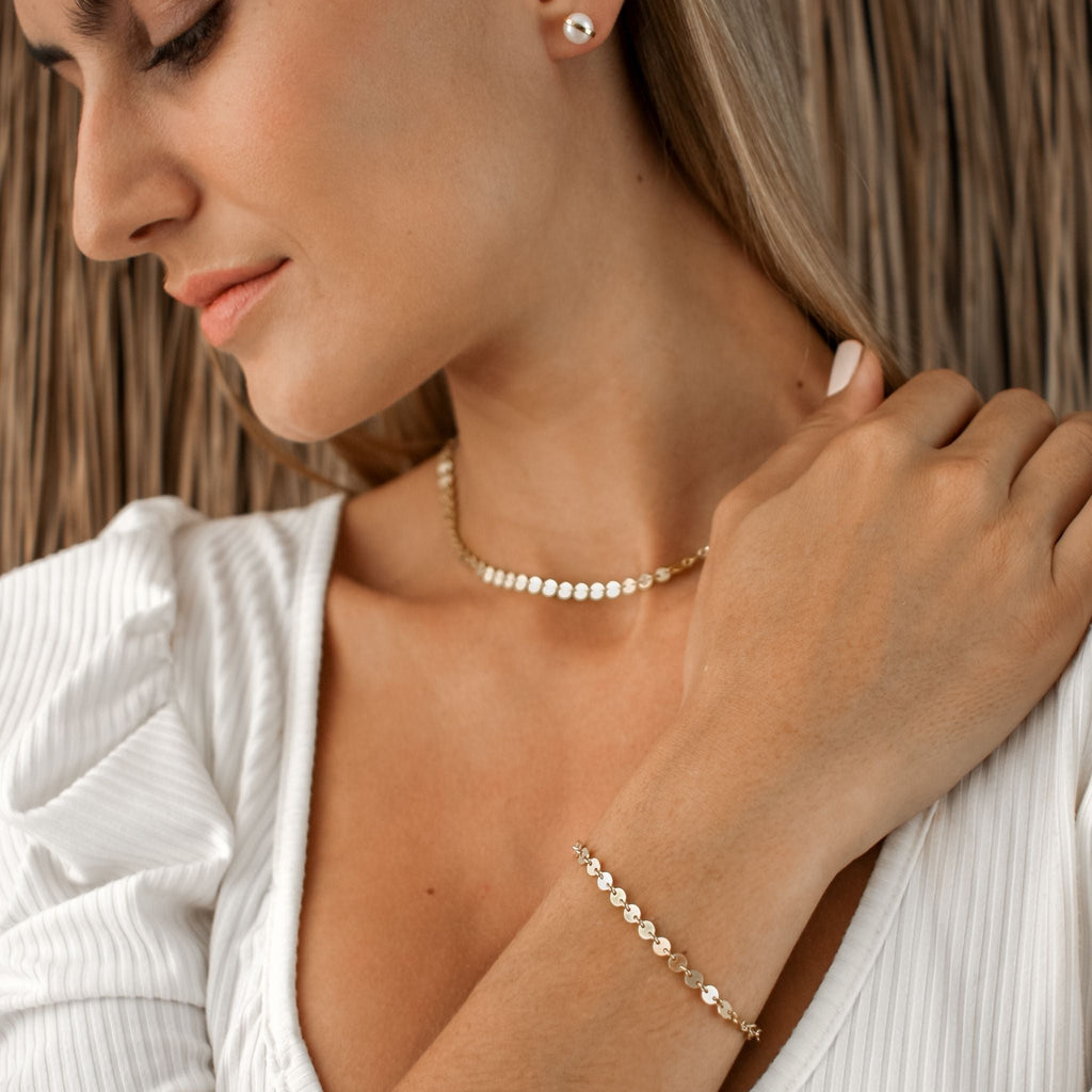 Sequin Layer Bracelet - Robyn Real Jewels