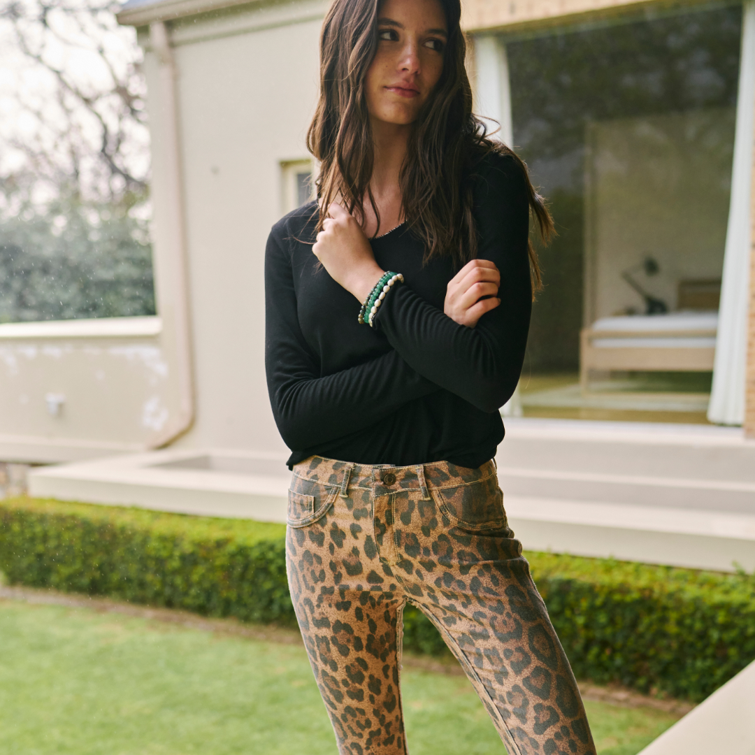 Green Onyx Button Bracelet