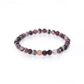 Botswana Grey Agate Stone Bracelet
