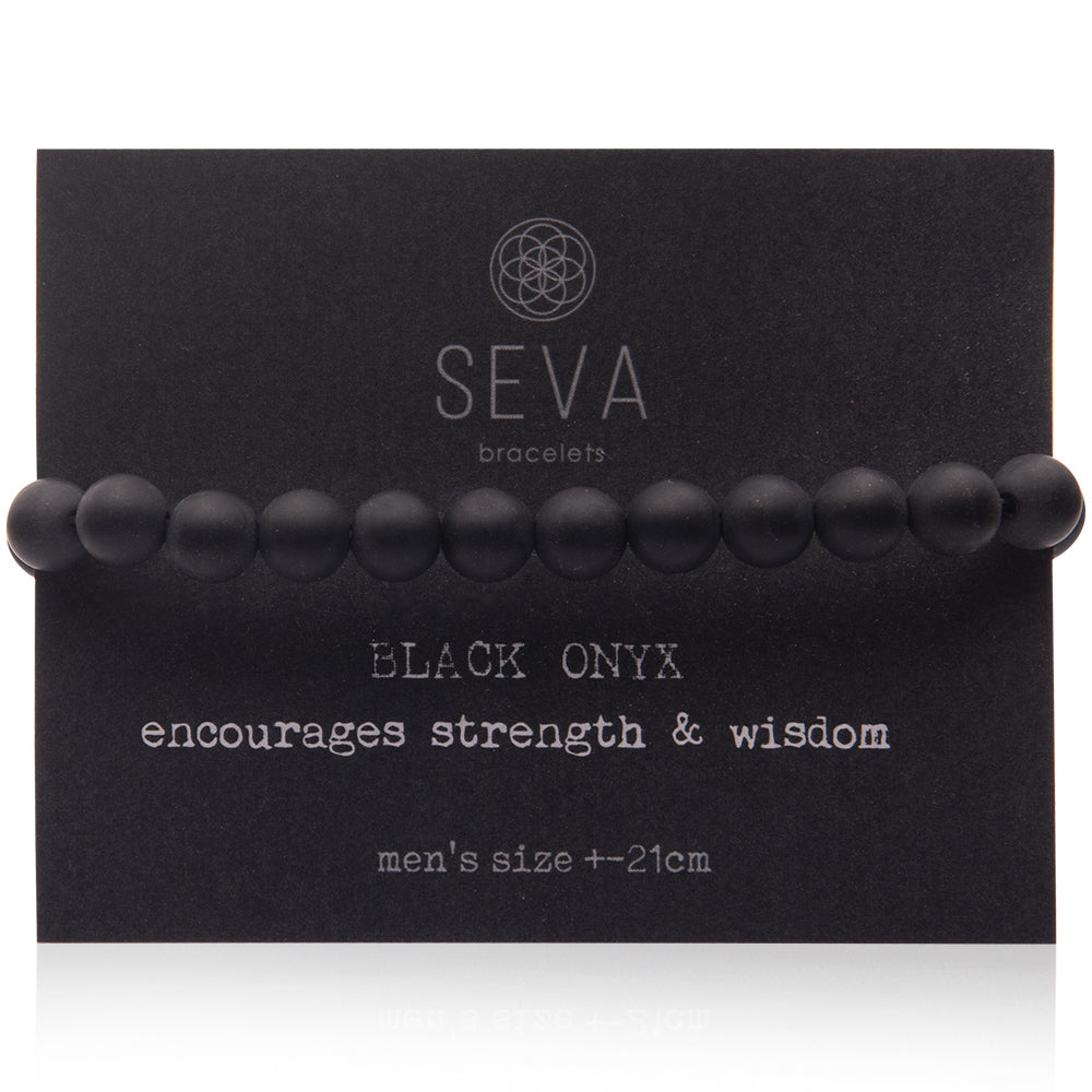 black onyx stone bracelet