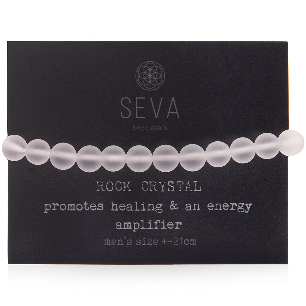 rock crystal stone bracelet
