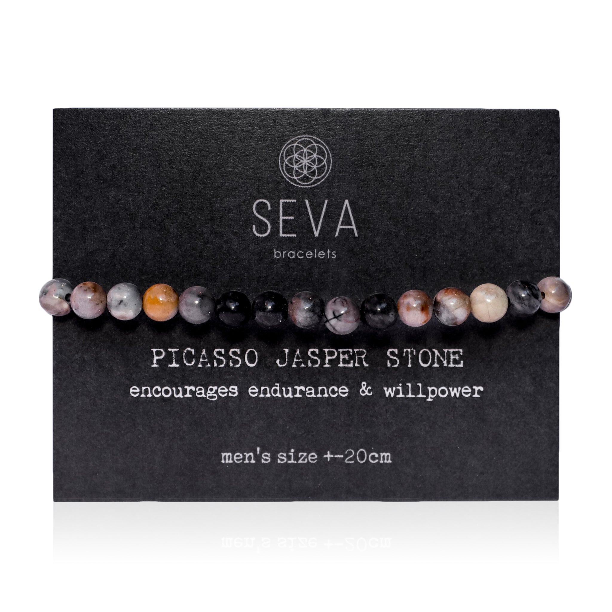 Picasso Jasper Stone Bracelet front card