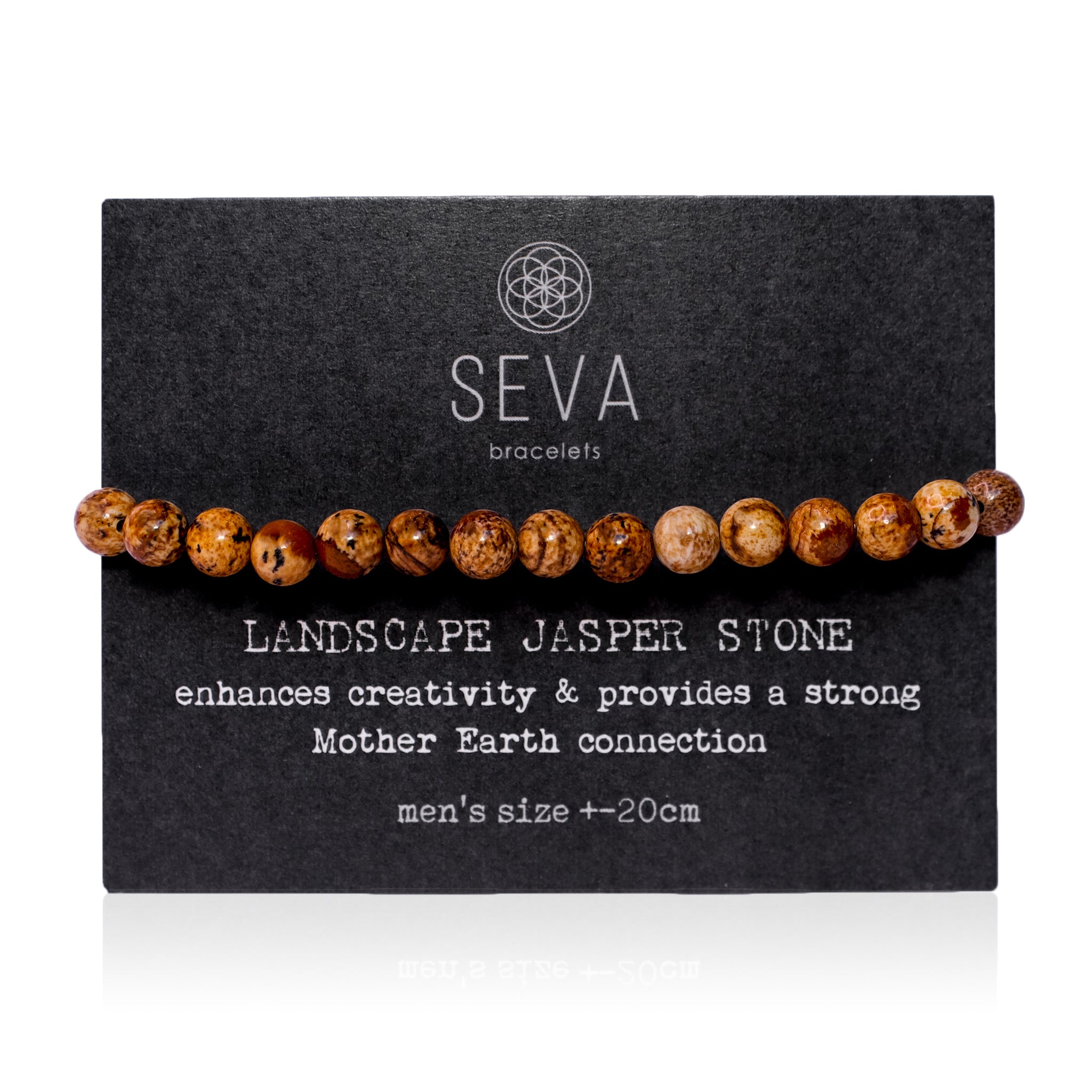 Landscape Jasper Stone Bracelet front card