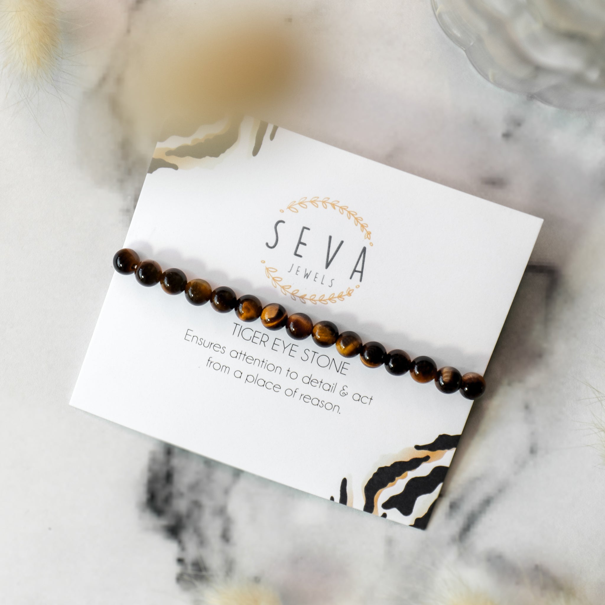  Tiger Eye "Safari" Bracelet card