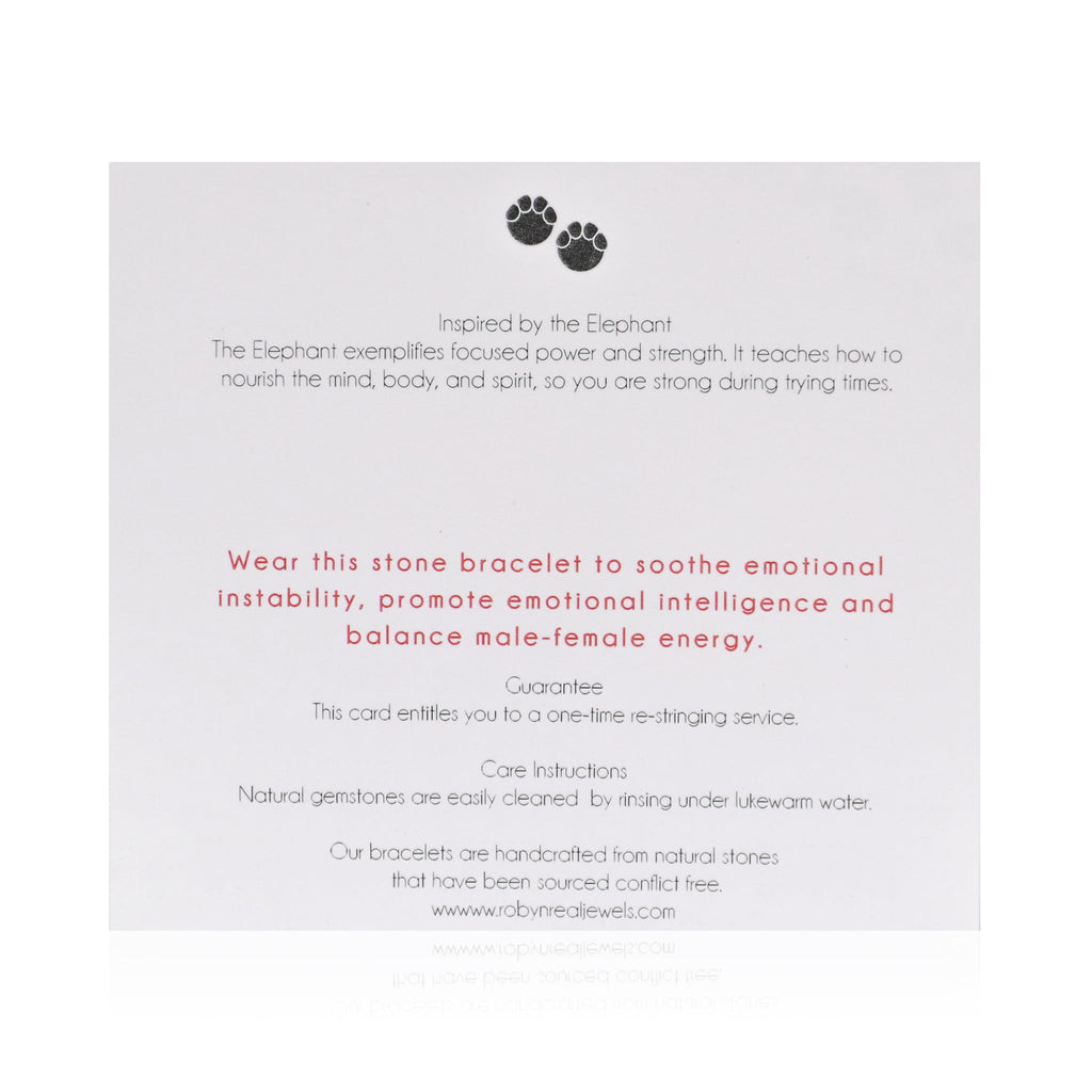Mixed Moonstone "Safari" Bracelet back card