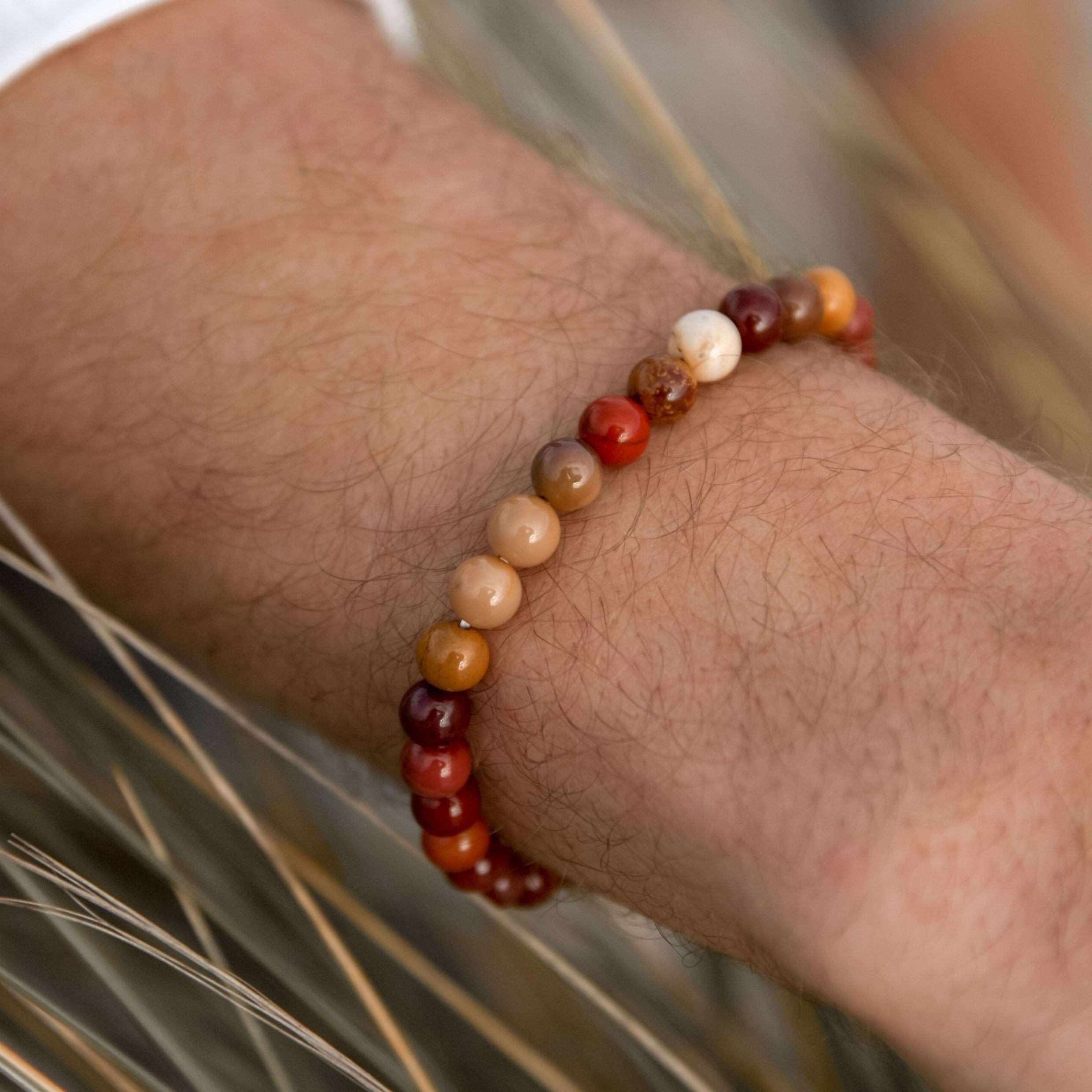 Mookaite Stone Bracelet model image alone