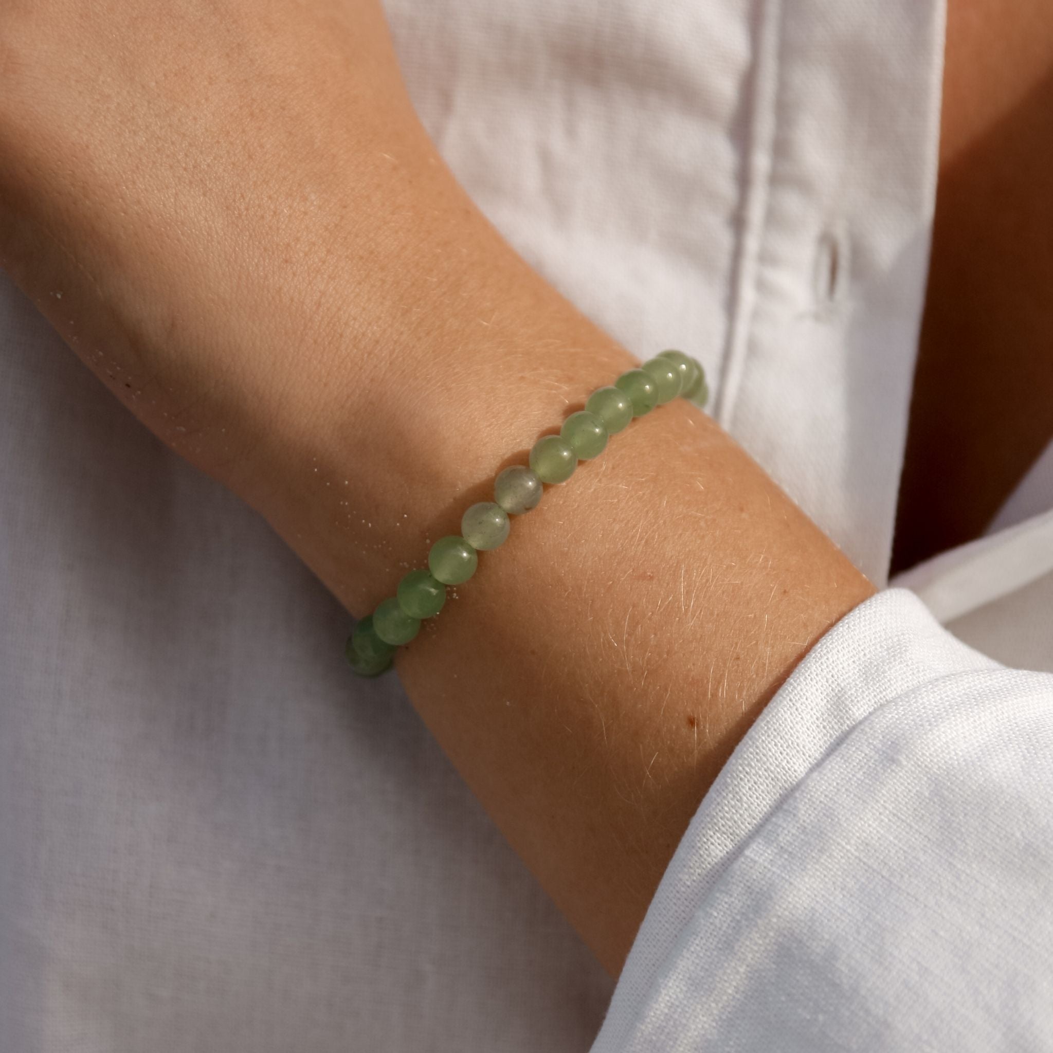 Aventurine Stone Bracelet model image alone