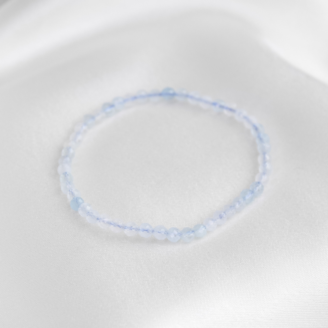 Aquamarine Stone Bracelet - Robyn Real Jewels