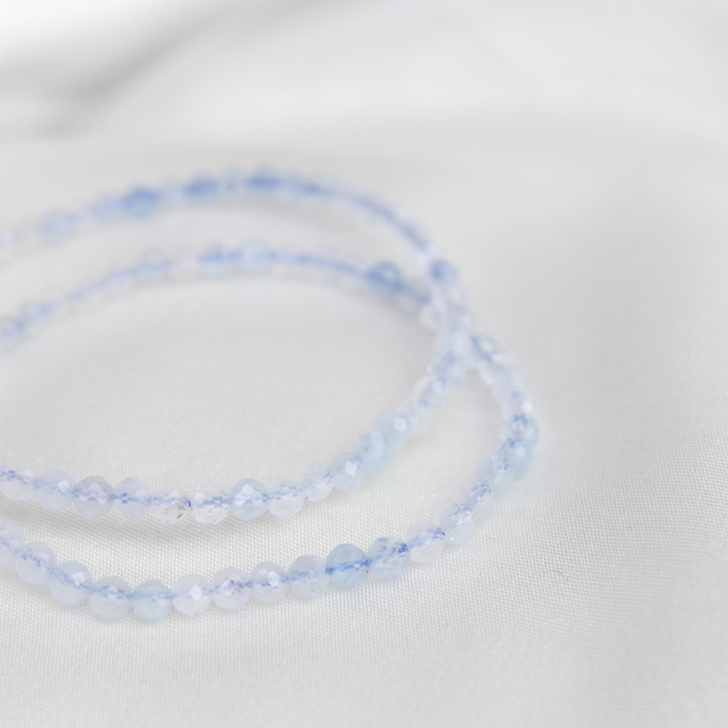 Aquamarine Stone Bracelet - Robyn Real Jewels