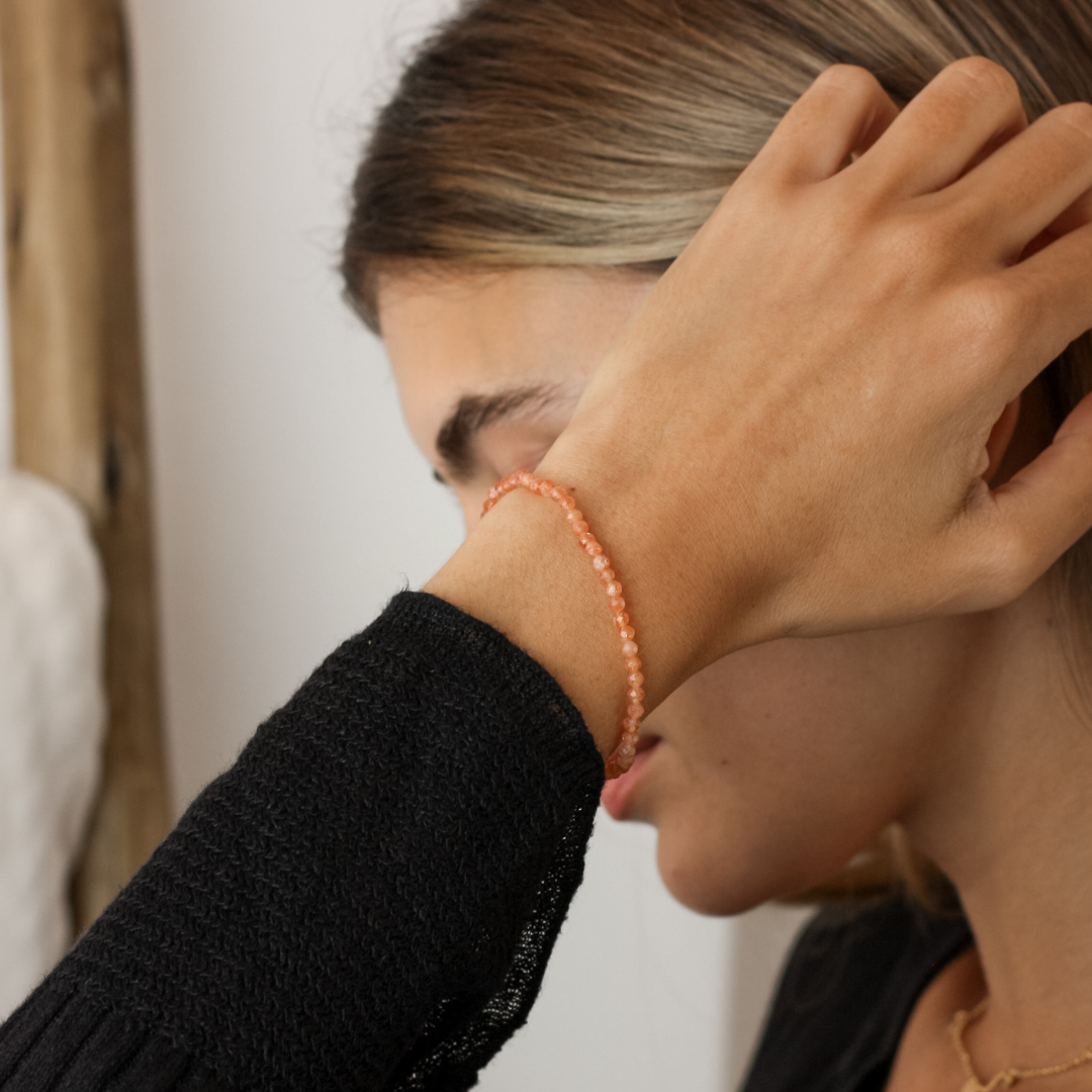 Sunstone Stone Bracelet - Robyn Real Jewels