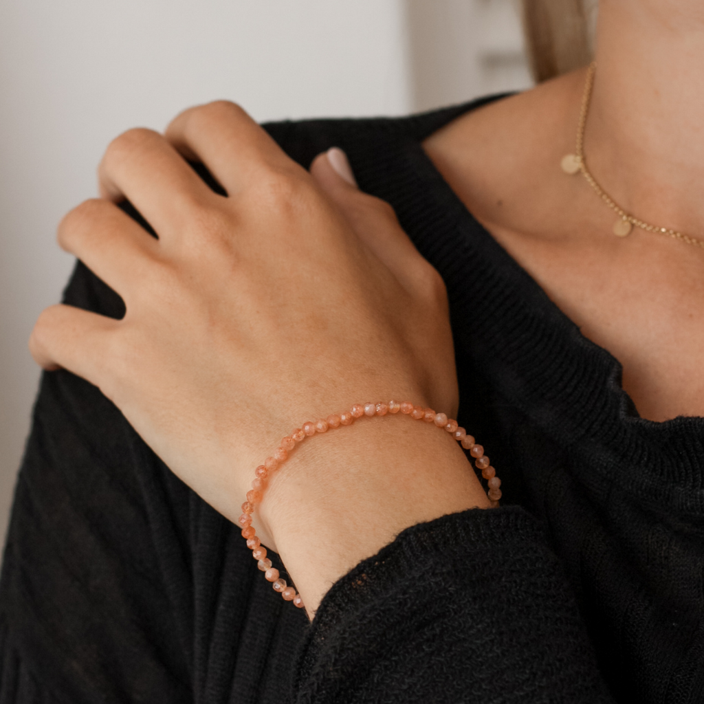 Sunstone Stone Bracelet - Robyn Real Jewels